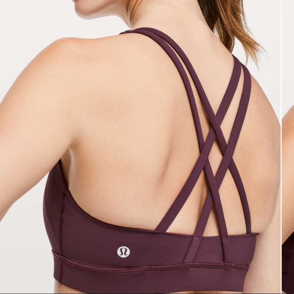 Lululemon Energy Bra (Dark Adobe) Size 8